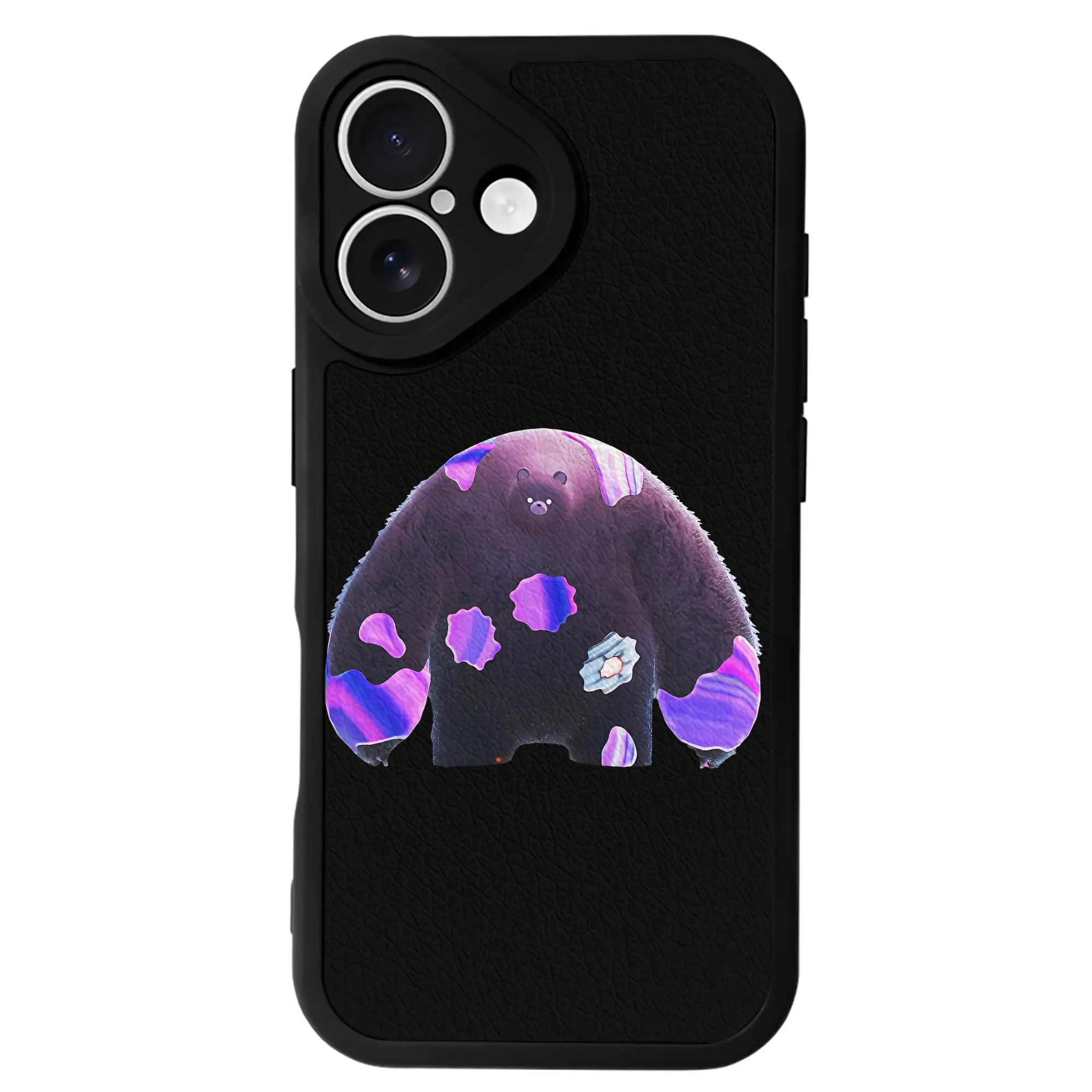 スプラトゥーン グッズ,クマサン - IPhone 16シリーズ対応 ・ シリコンスマホケース ・ レザー調 ・ 高精度フィット ・ 耐衝撃 ・ ワイヤレス充電対応 ・ 精密カット